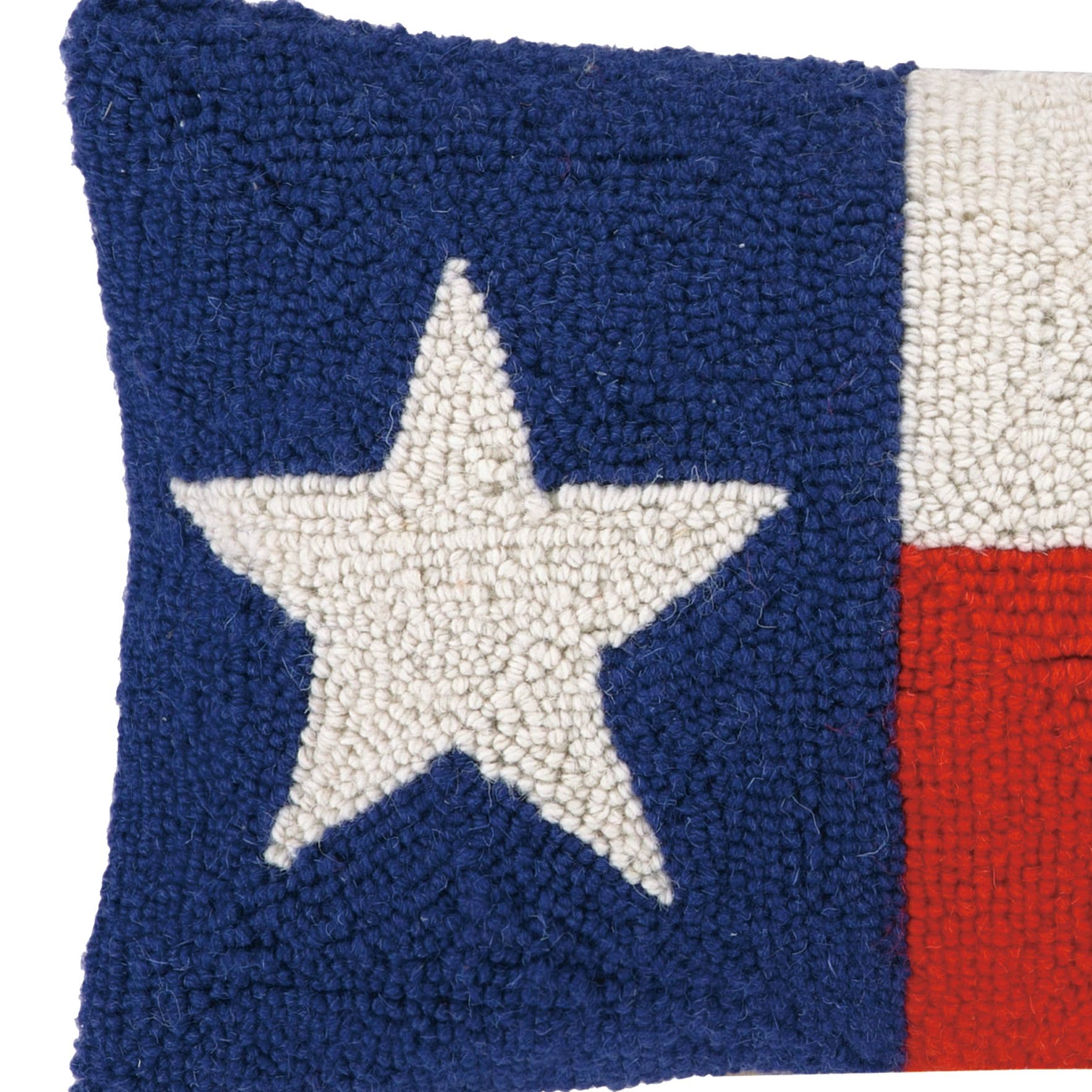 Texas State Flag Hook Pillow