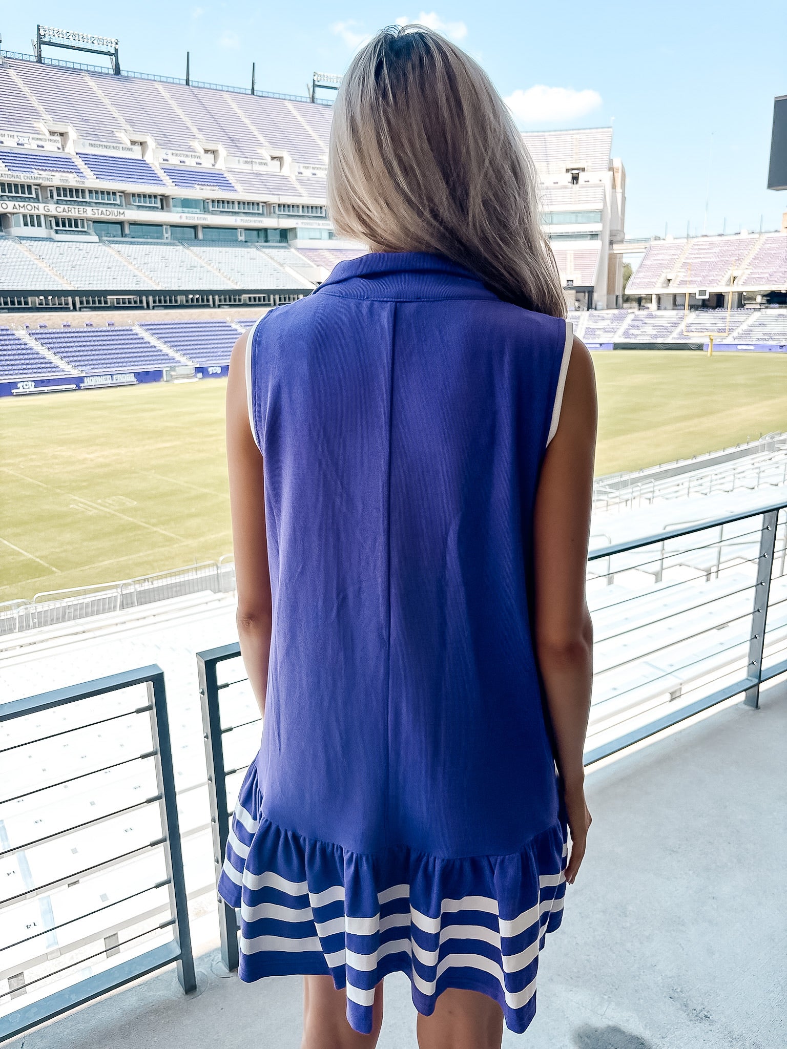 Quarter Zip Game Day Dress