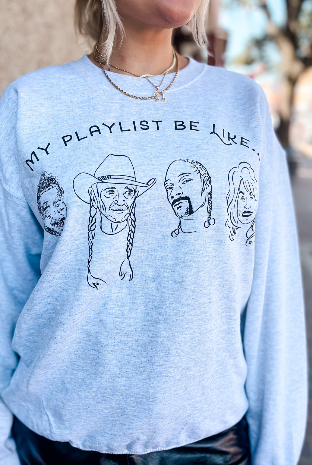 My Playlist Sweatshirt - Tucker Brown