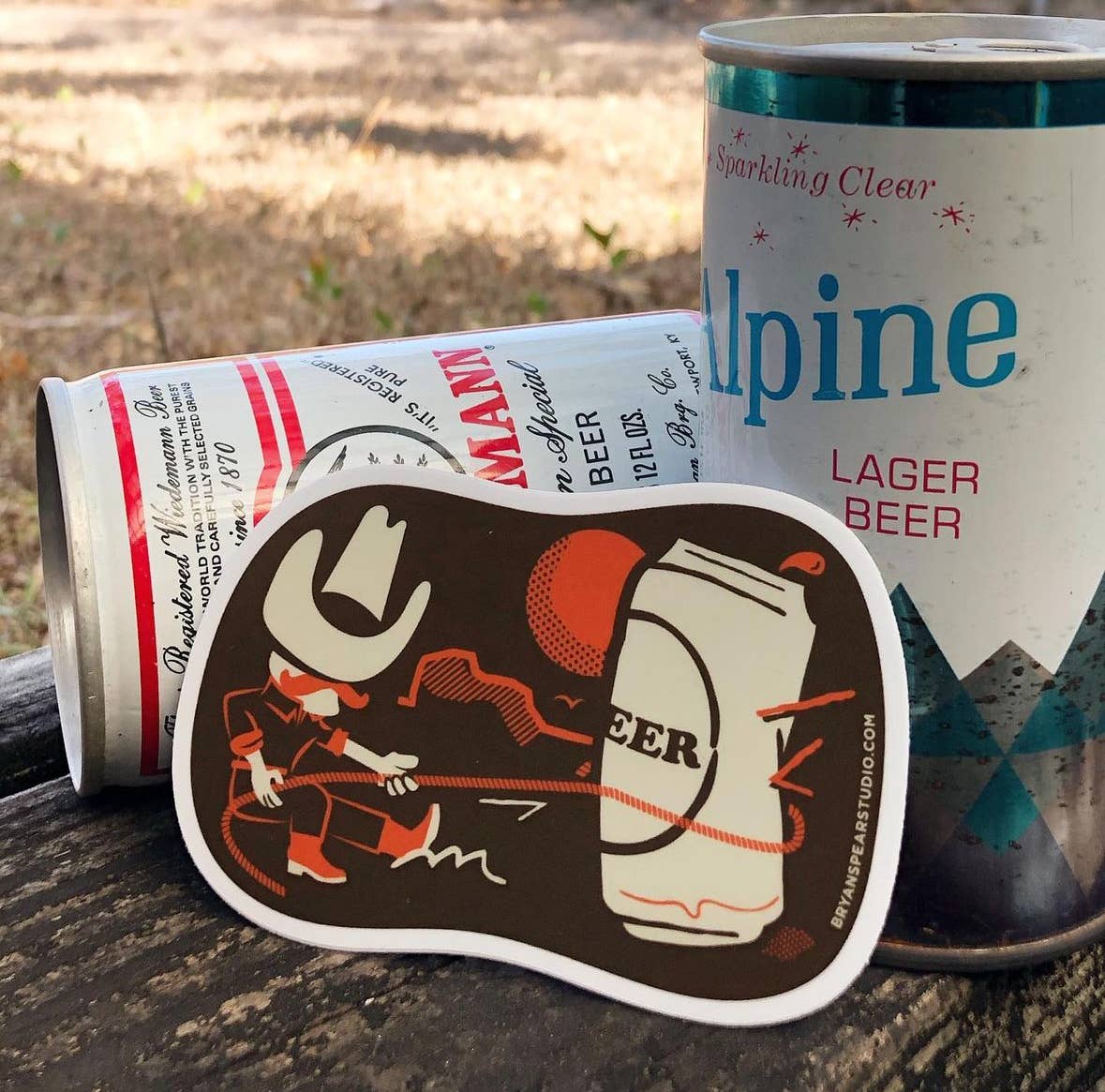 Beer Lasso Sticker