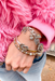 Meridian Petite Stretch Bracelet - 2 Tone - Tucker Brown