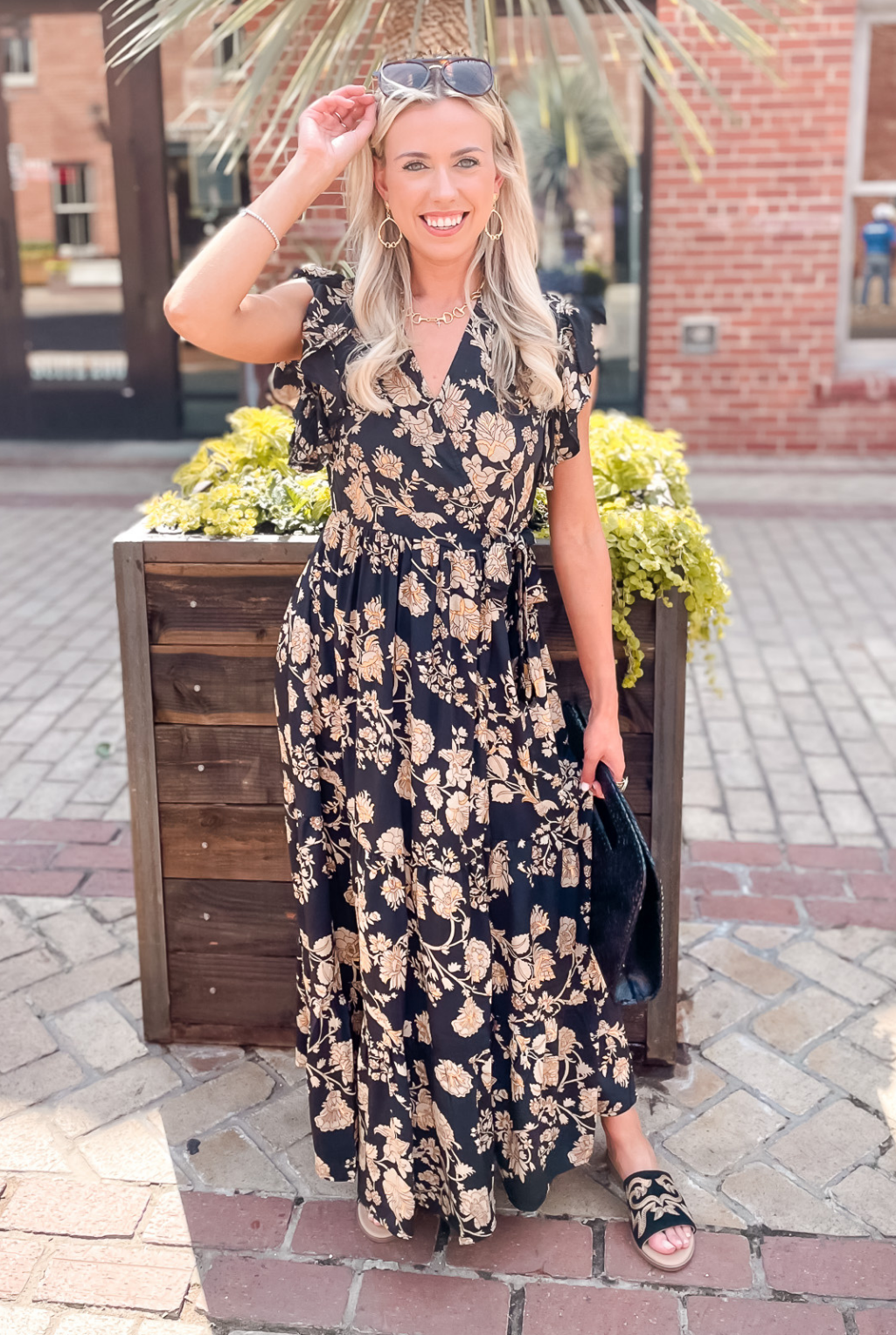 Black Wrap Dress