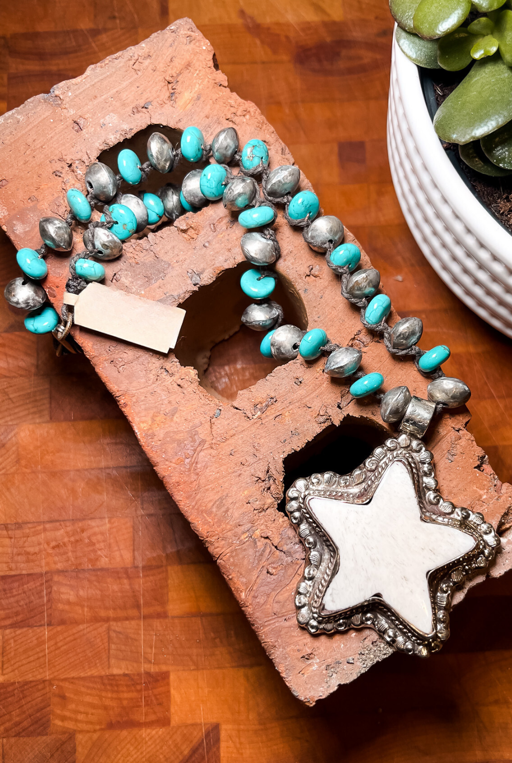 Star Of Texas Necklace - Turquoise