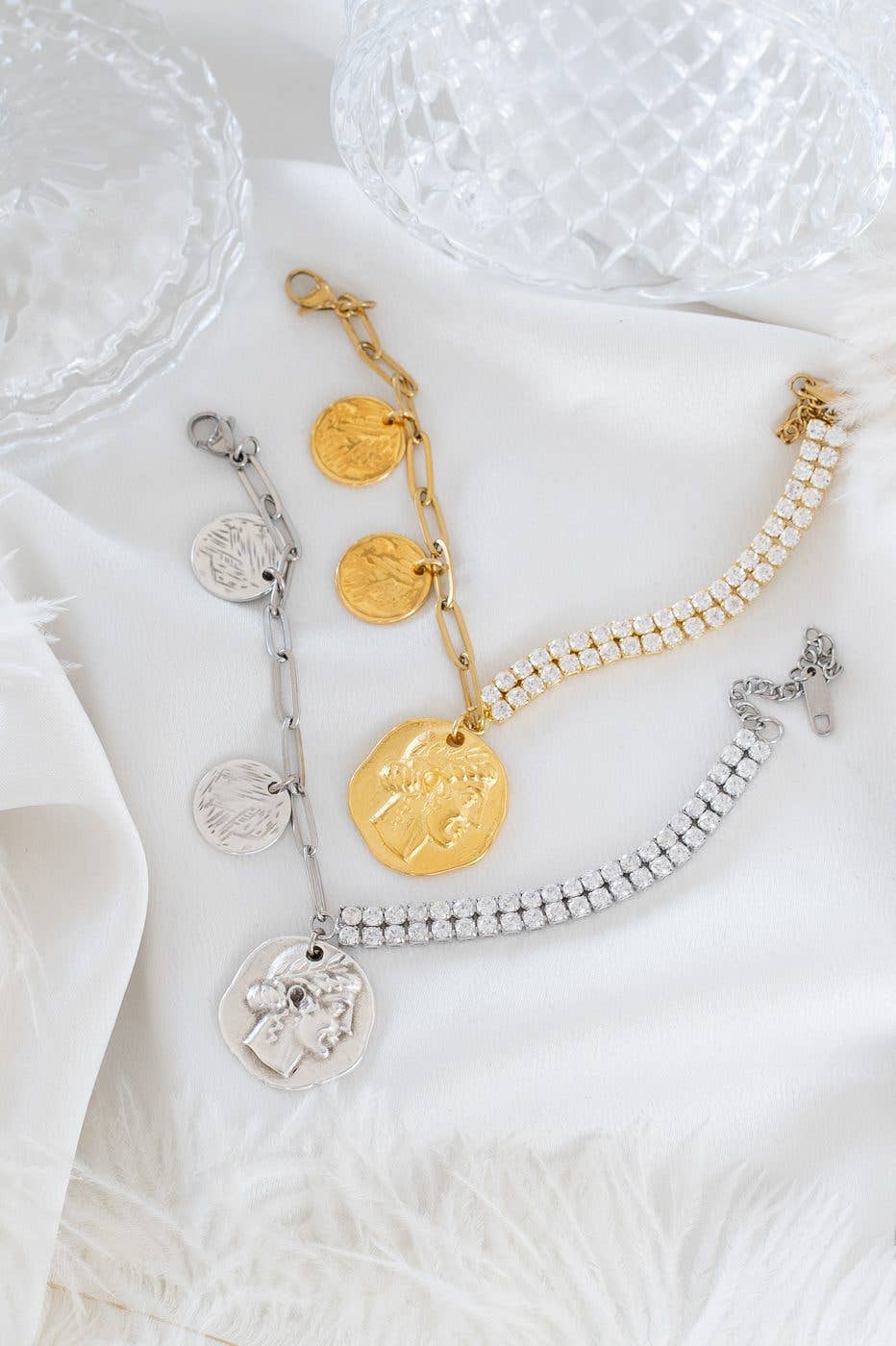 Tennis Chain Bracelet - Silver