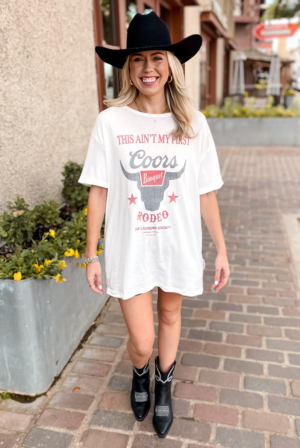 Coors First Rodeo T-Shirt - White