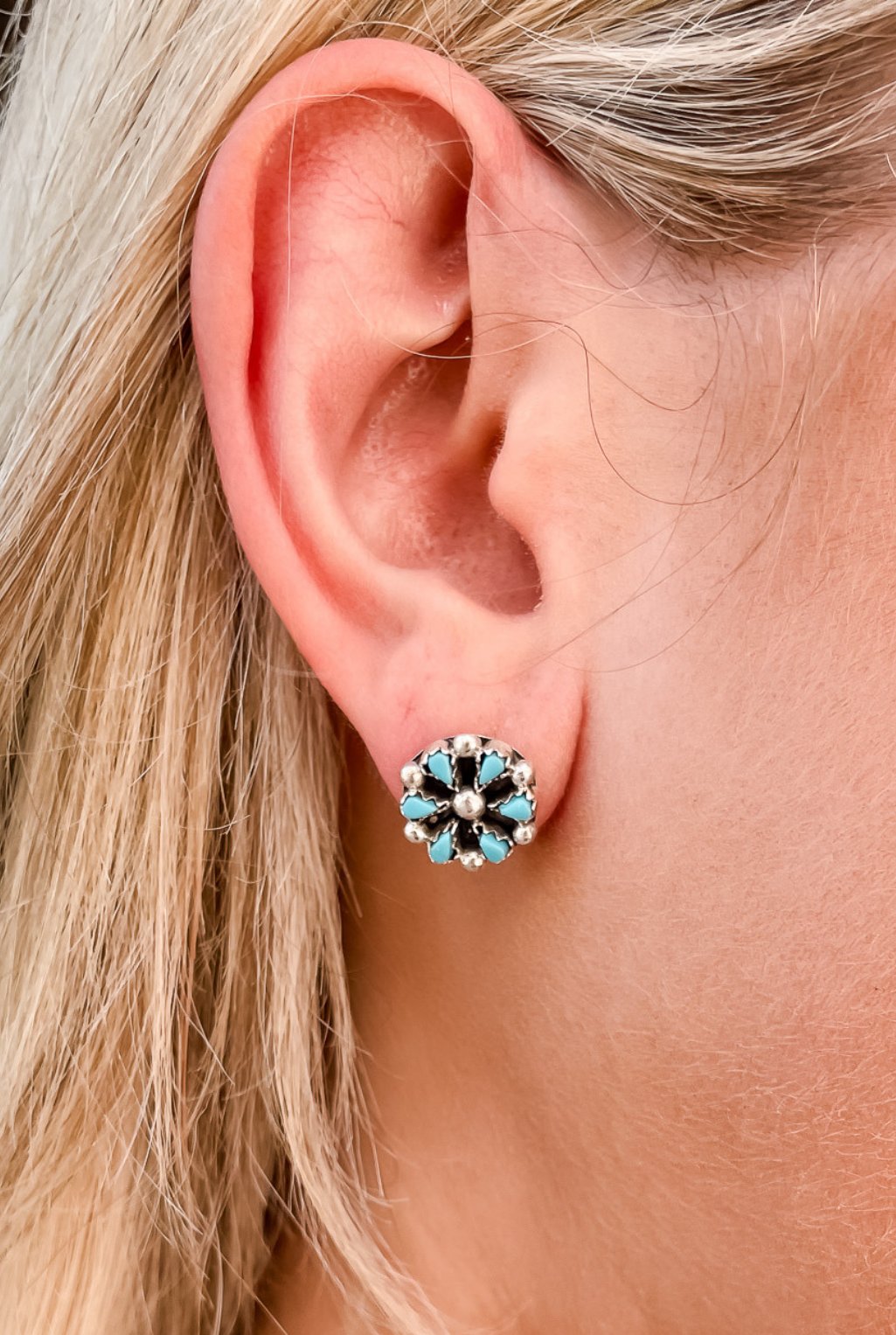 Tricia Leekity Zuni Stud Earrings