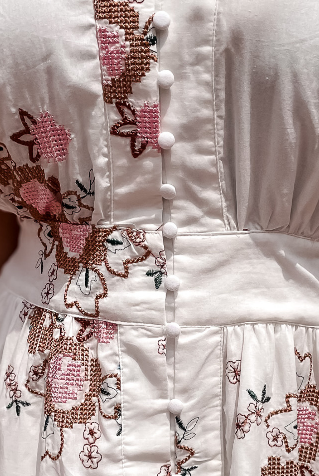 Cross Stitch Embroidered Dress