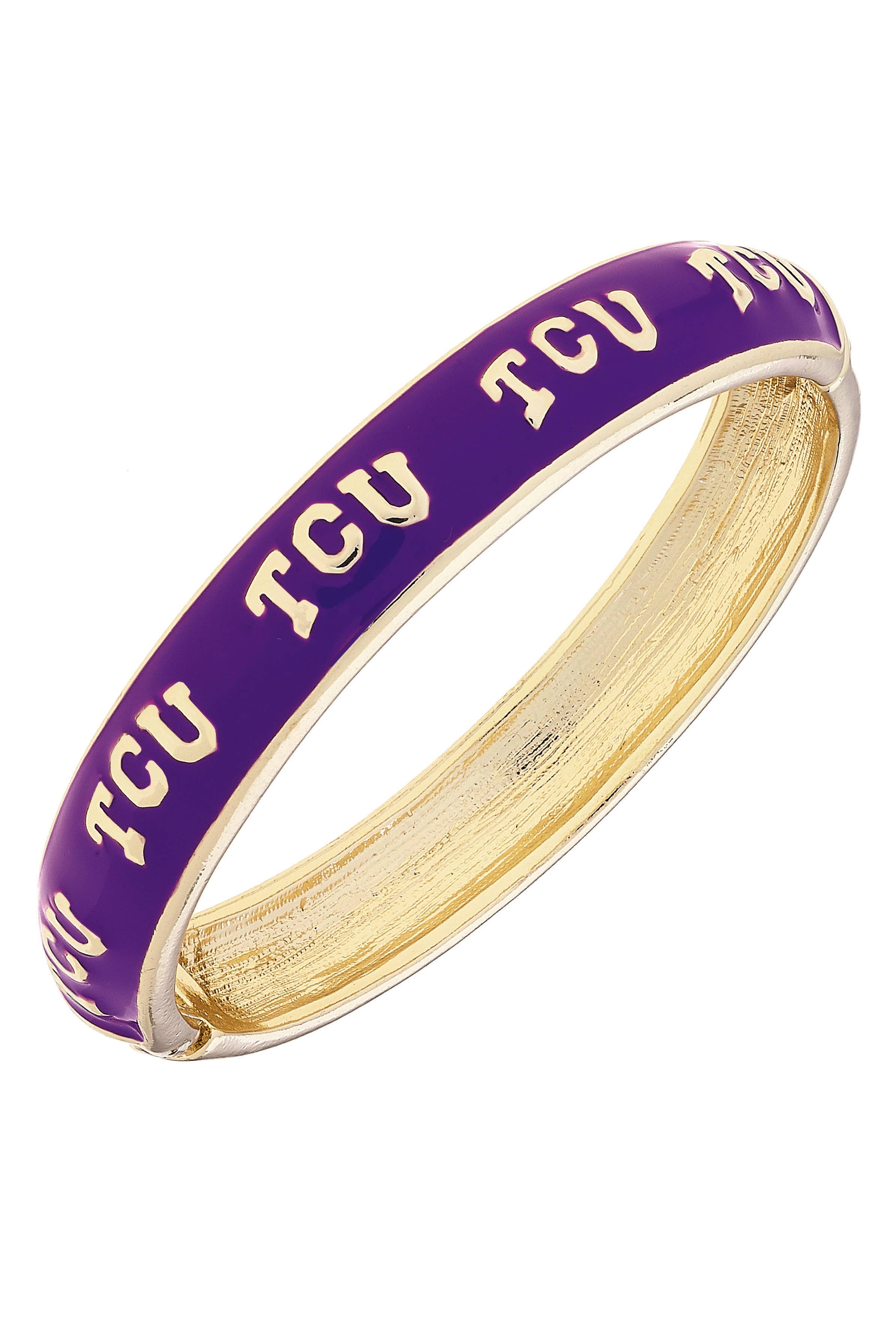 TCU  Enamel Logo Bangle