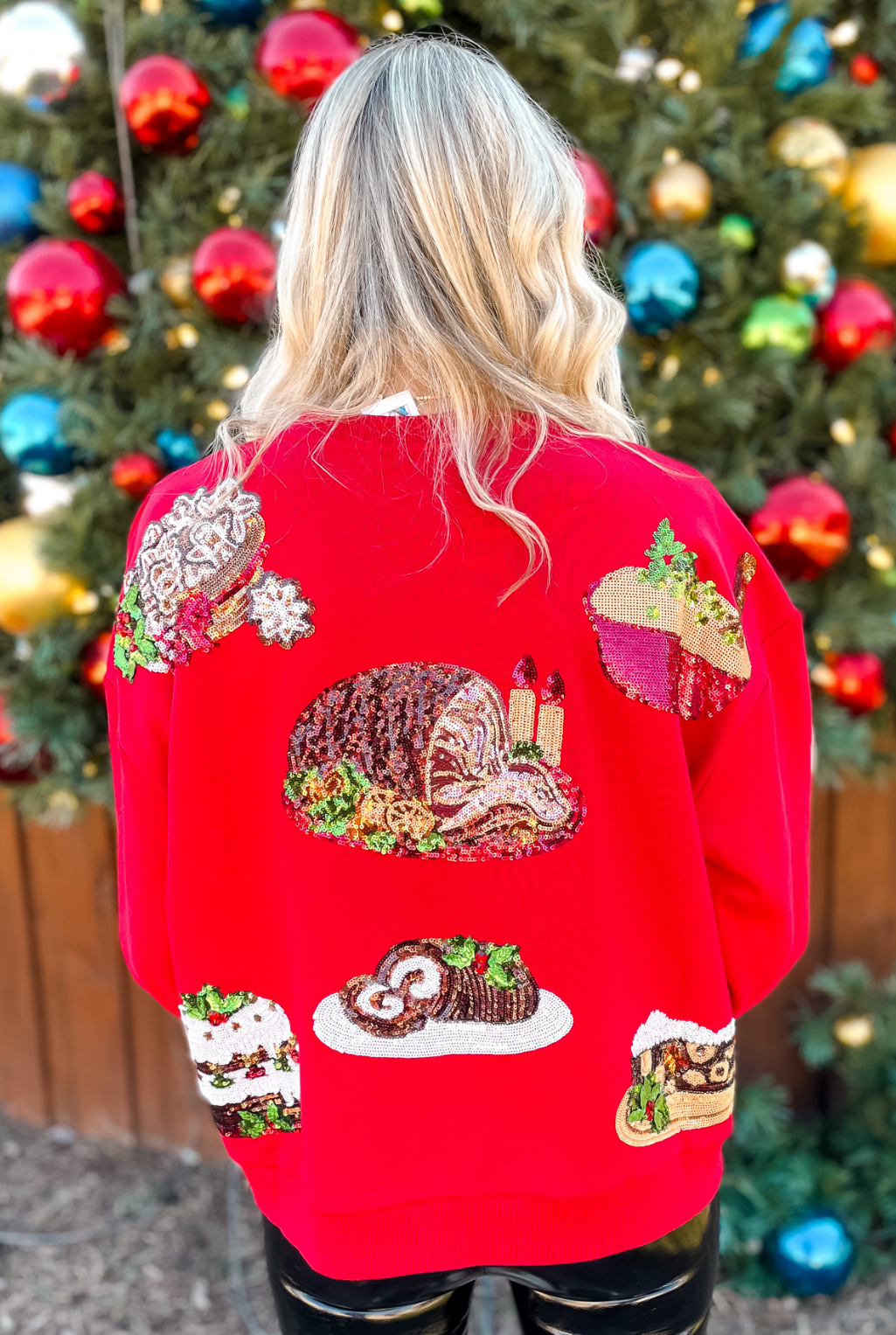 Queen Of Sparkles - Christmas Food Sweatshirt