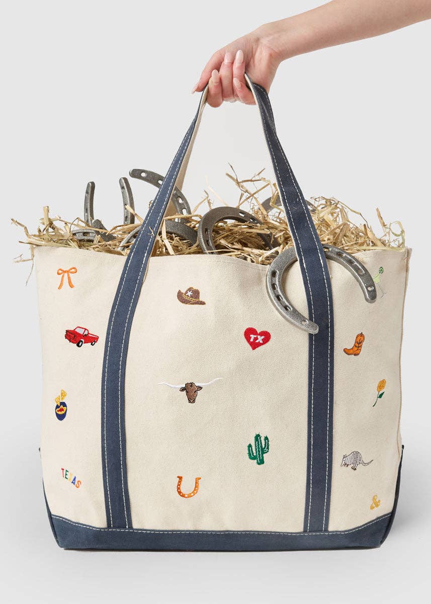 Texas Icons Large Tote