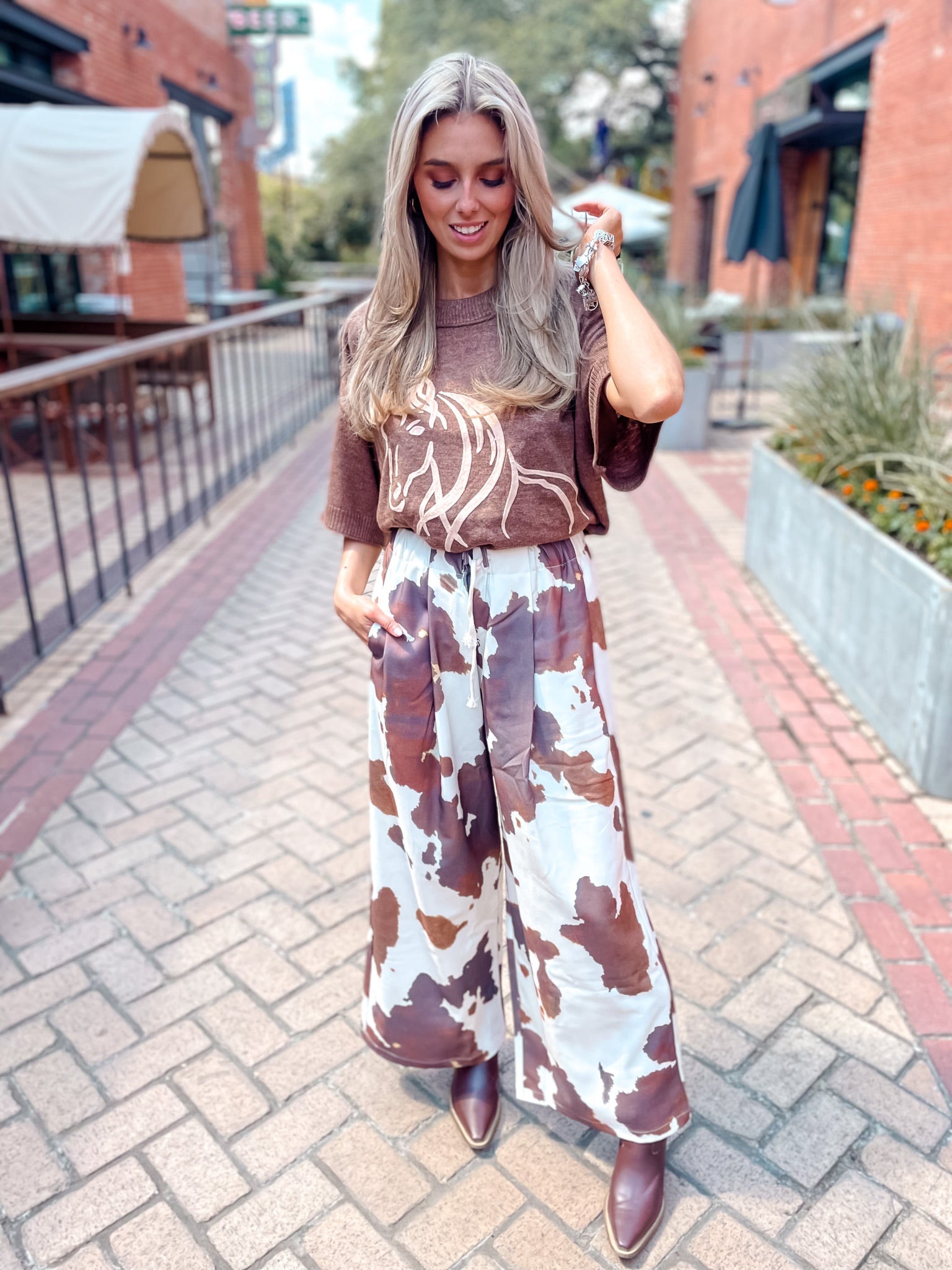 Rustic Ranch Wide Leg Pants