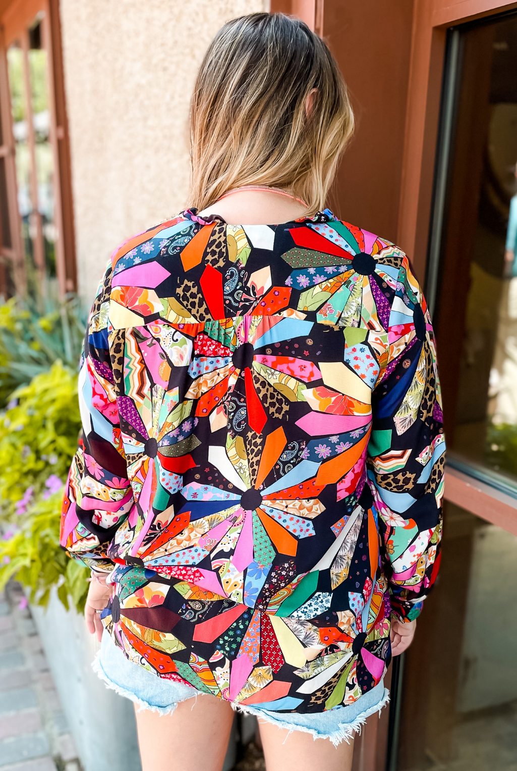 Jolene Multi Patchwork Shirt