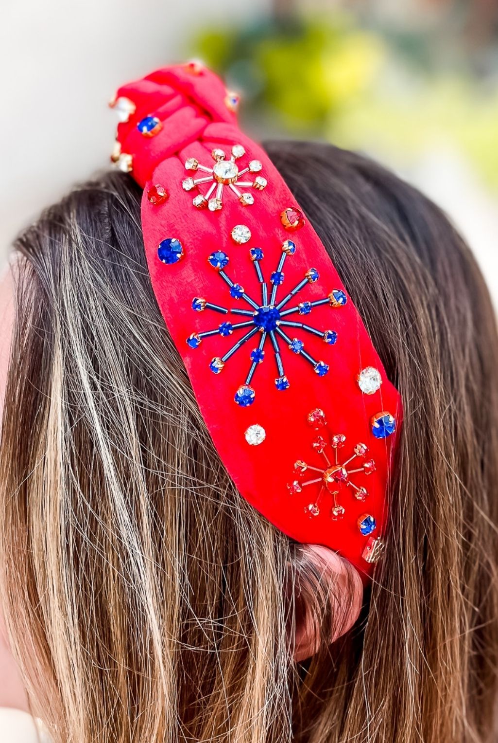 Firework Celebration Headband - Red