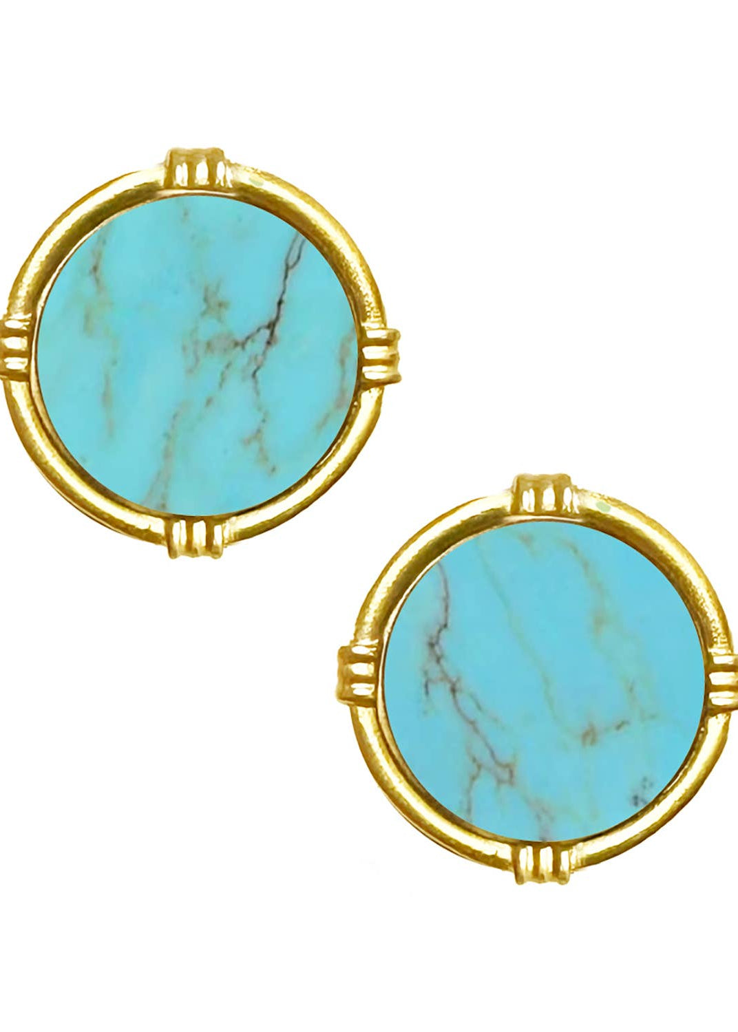 Ida Stud Earrings - Turquoise
