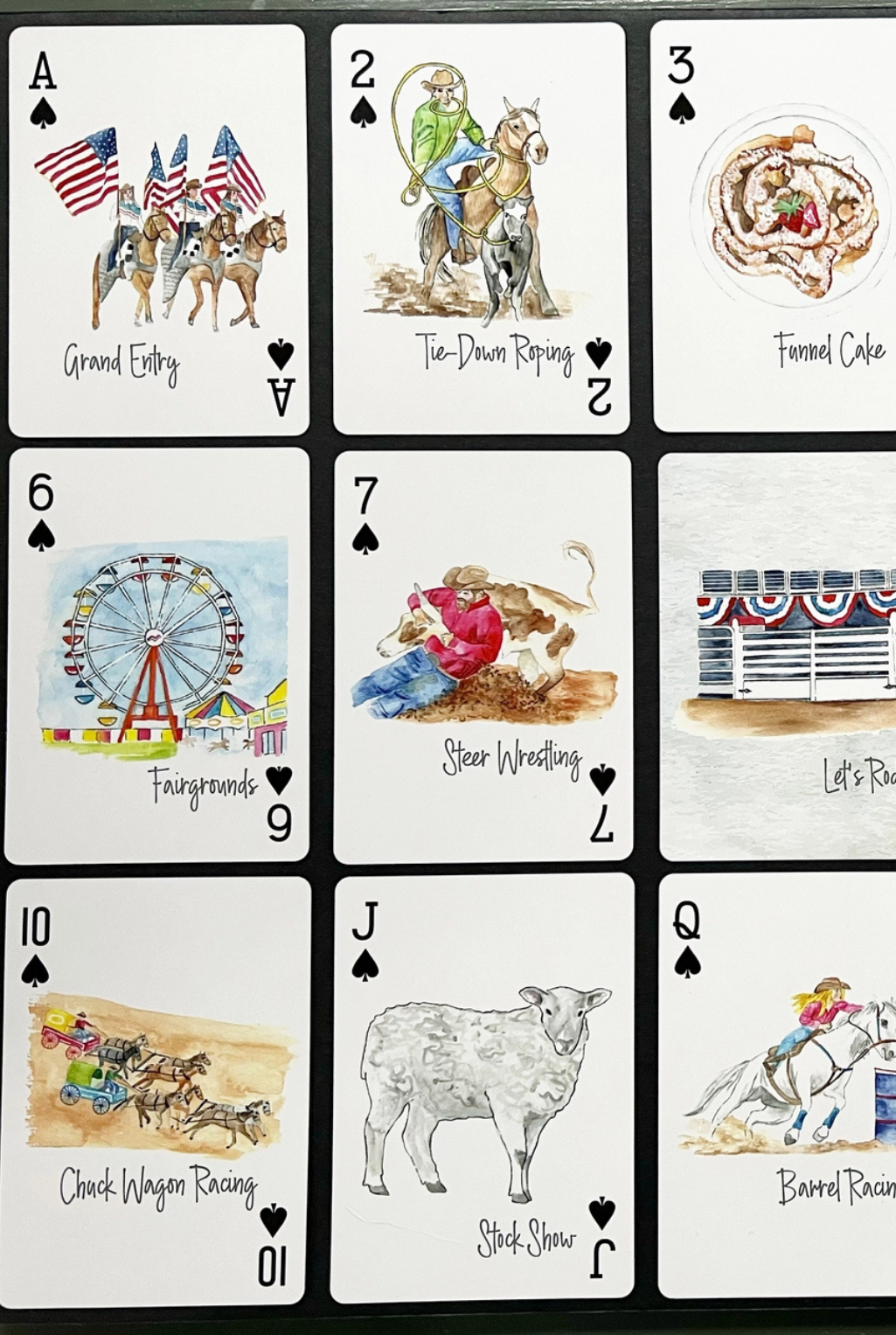 Let's Rodeo Playing Cards