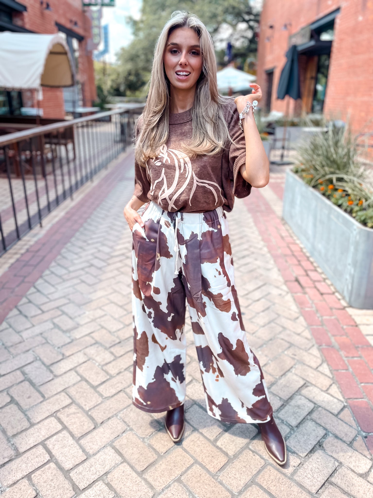 Rustic Ranch Wide Leg Pants