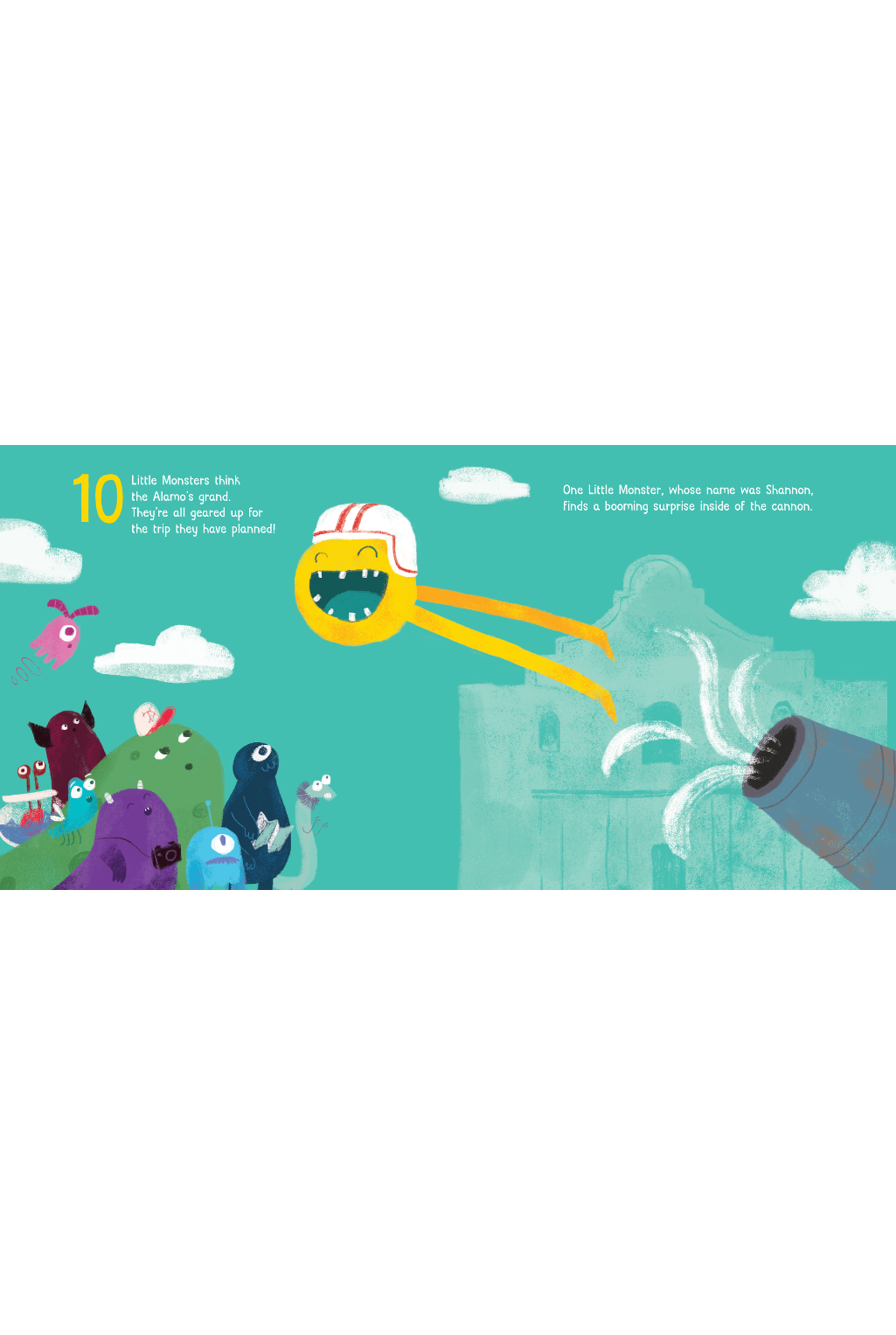 10 Little Monsters Visit Texas Book