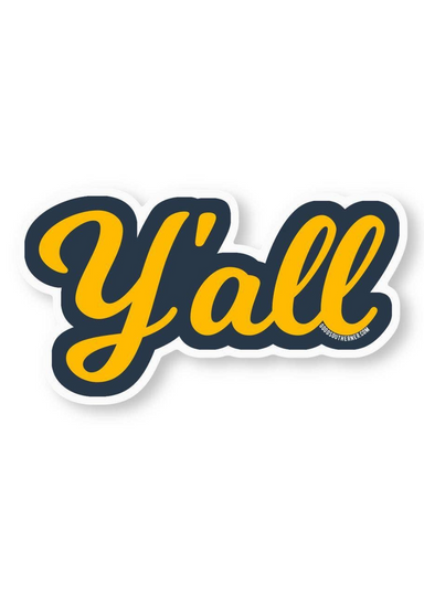 Y'all Sticker - Tucker Brown