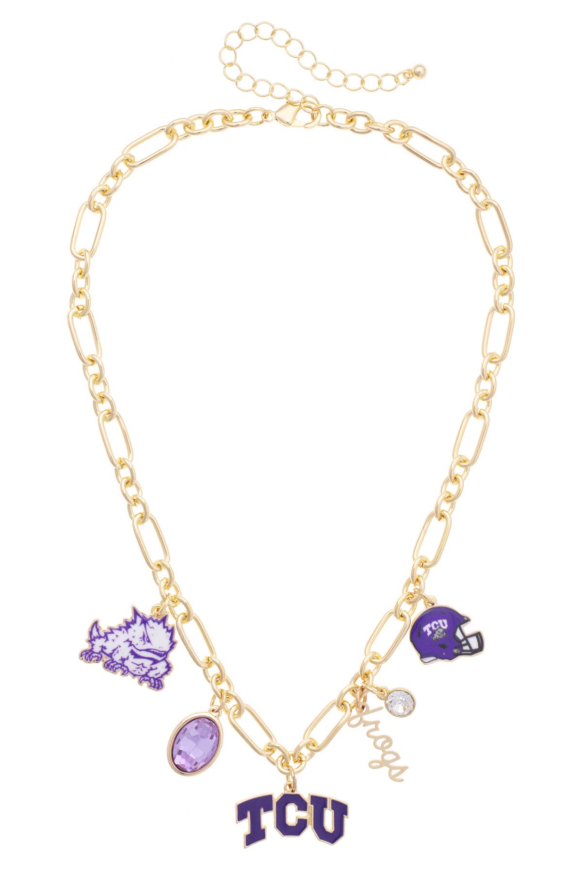 TCU Gameday Charm Necklace