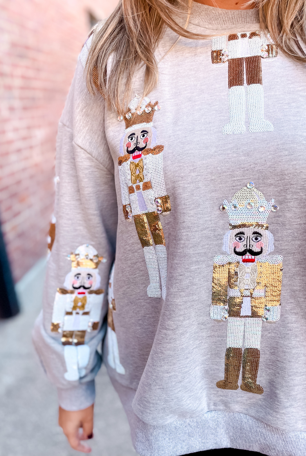 Queen Of Sparkles - Golden Nutcracker Sweatshirt