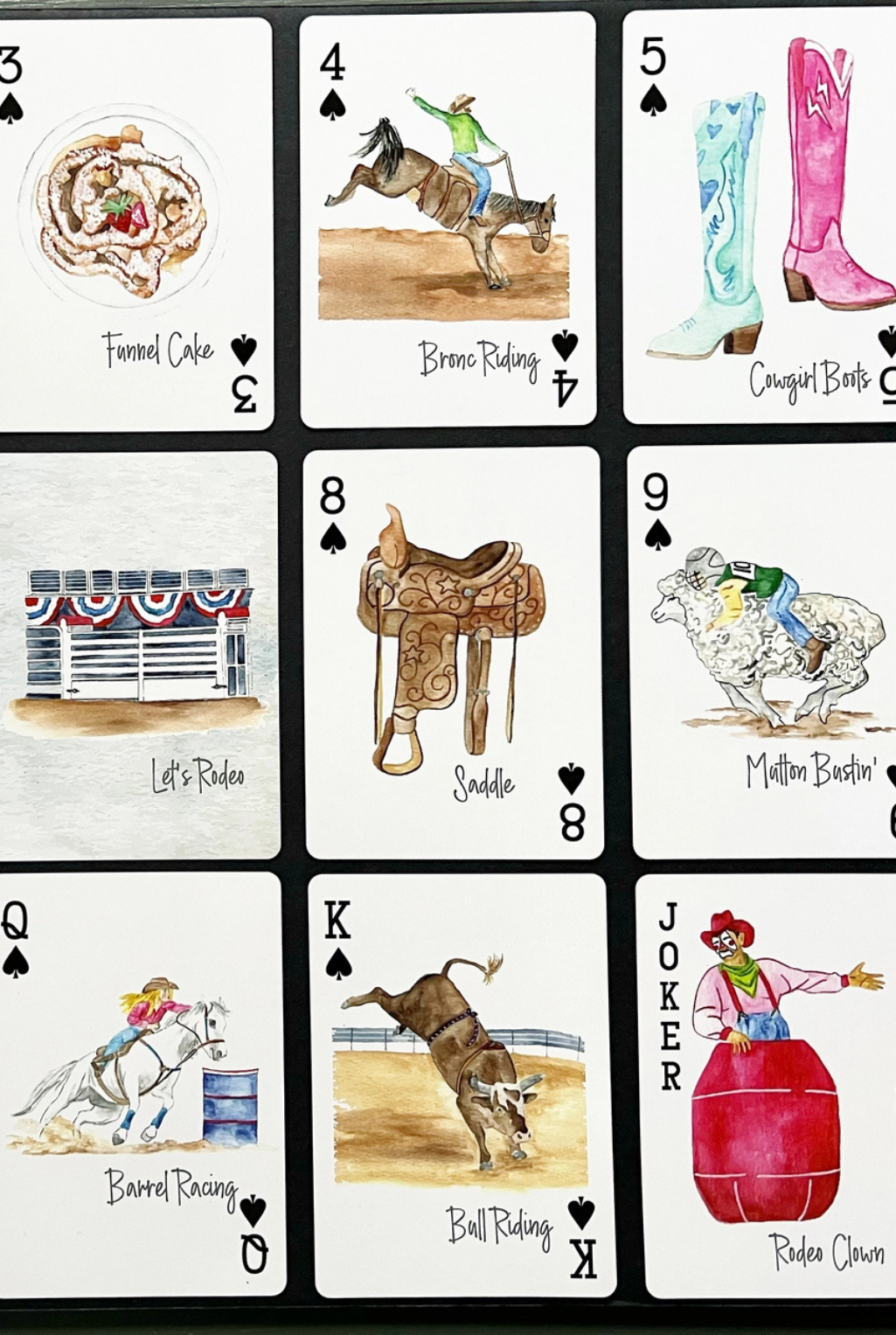 Let's Rodeo Playing Cards