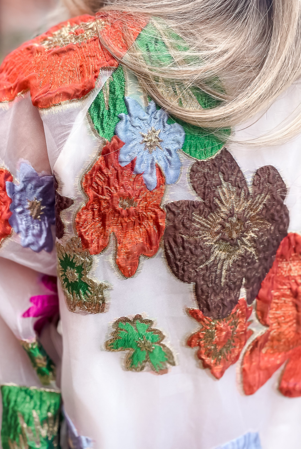 Floral Organza Dress - Multi - Tucker Brown