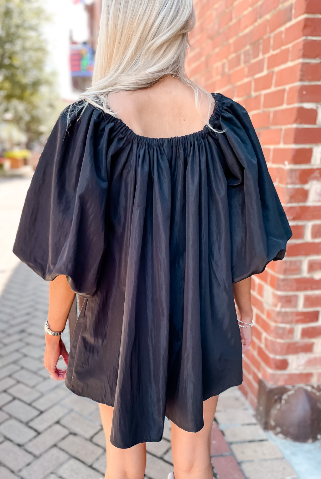 Some Like It Solid Dress - Black