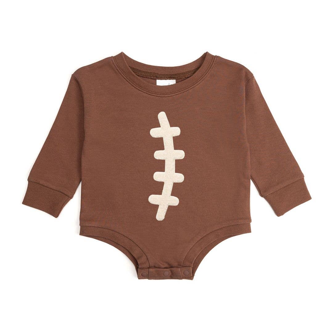 Football Laced Onesie