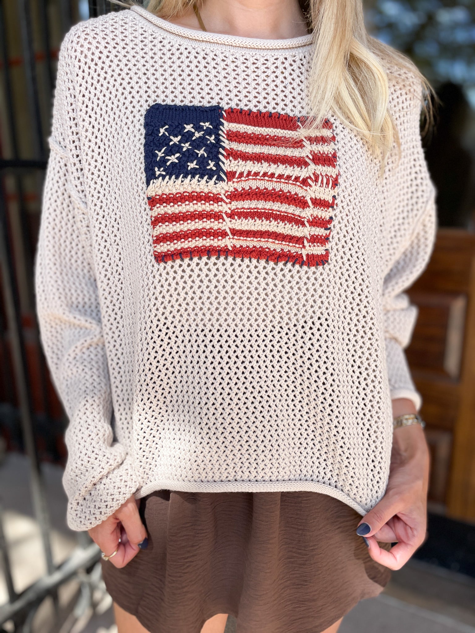 Betsy Ross Sweater - Beige