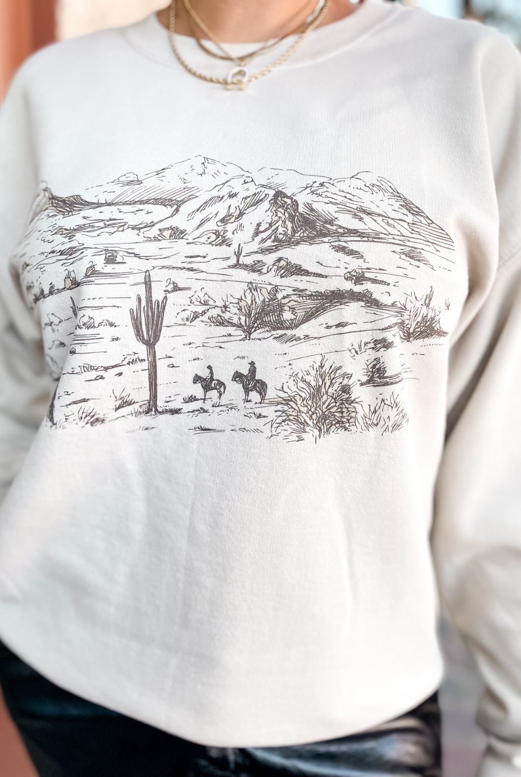 Desert Cowboy Sweatshirt - Sand