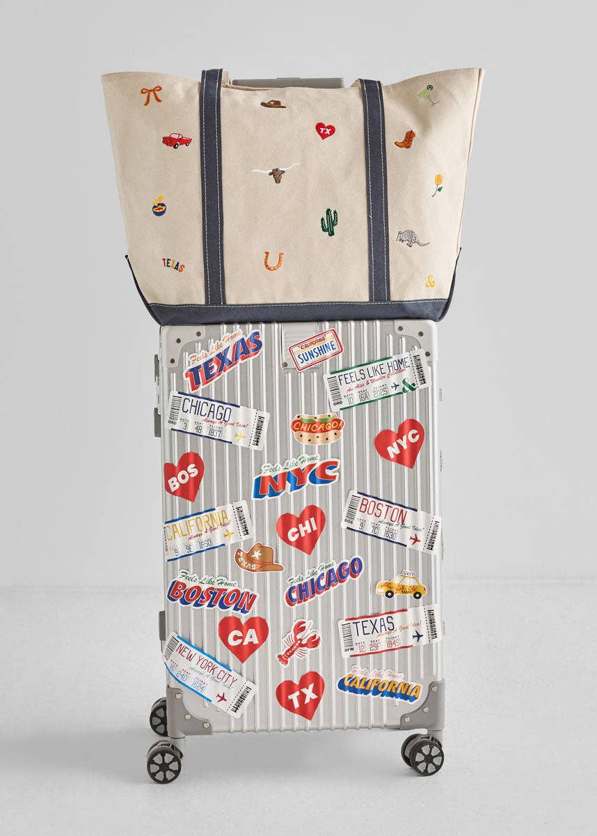 Texas Icons Large Tote