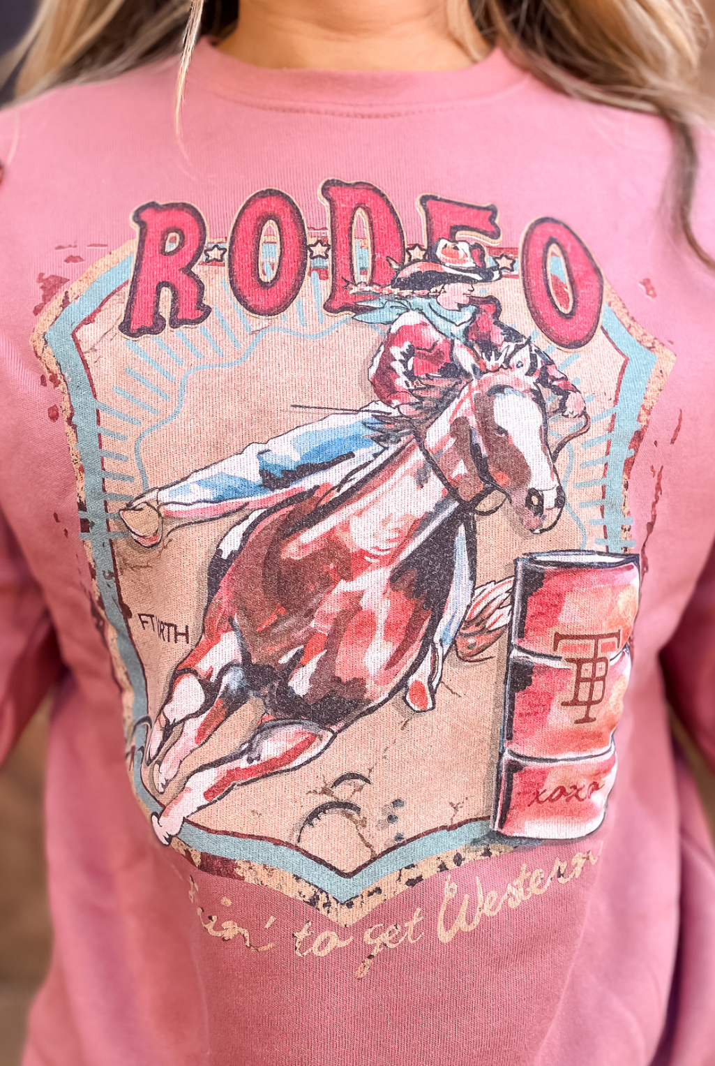 Barrel Racer Rodeo Sweatshirt