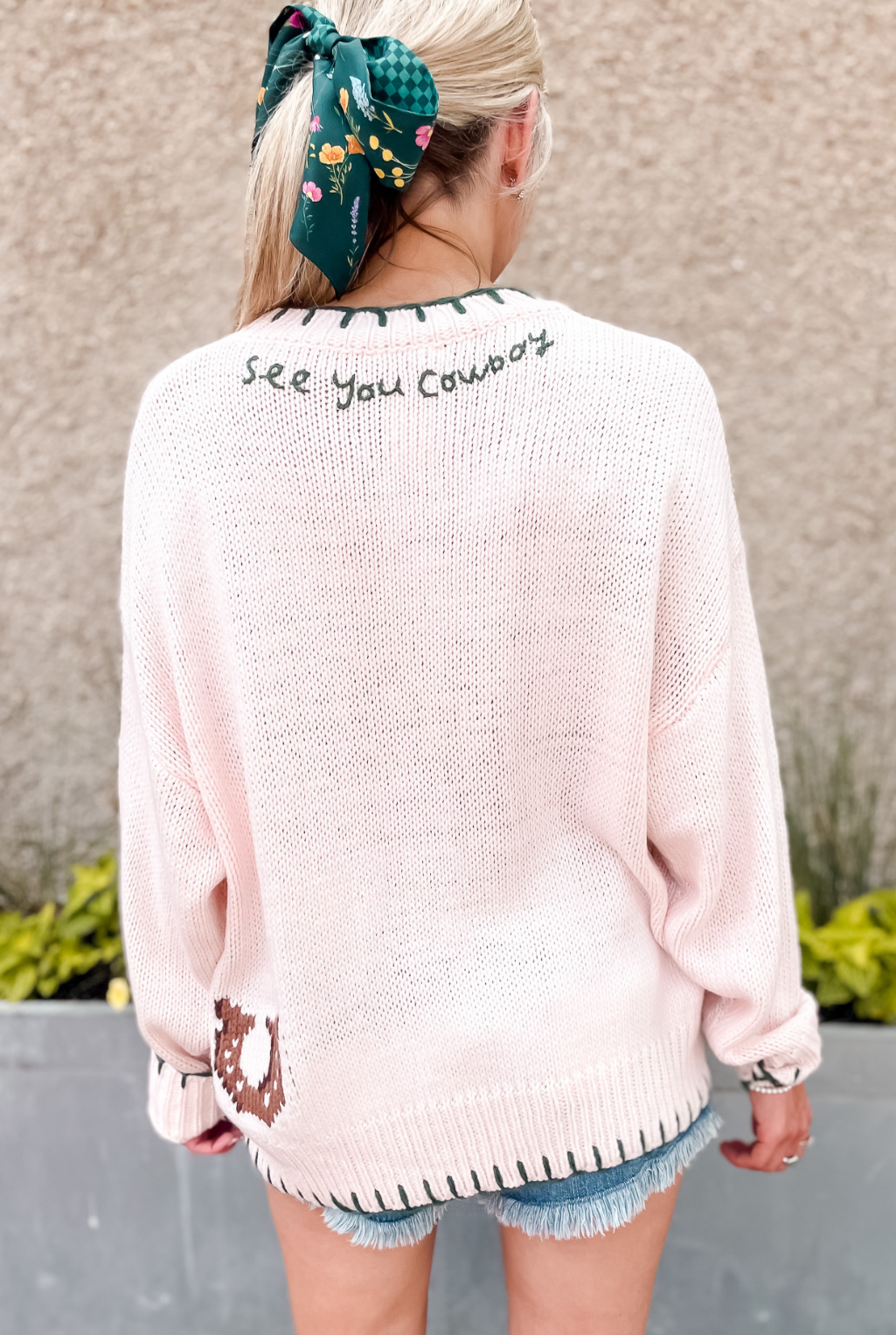 Fair Filly Horse Sweater - Pink