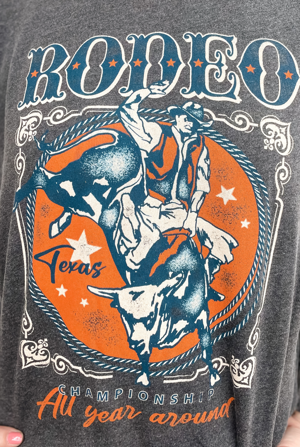 Rodeo Cowboy Sweatshirt - Charcoal