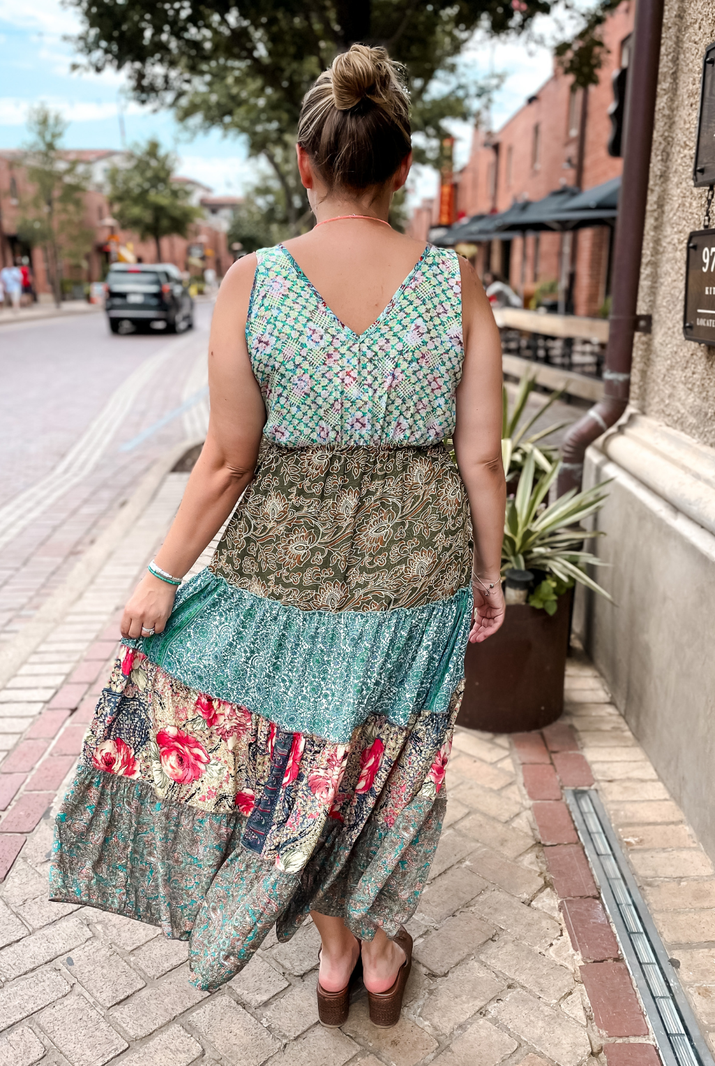 Cressida Patchwork Dress