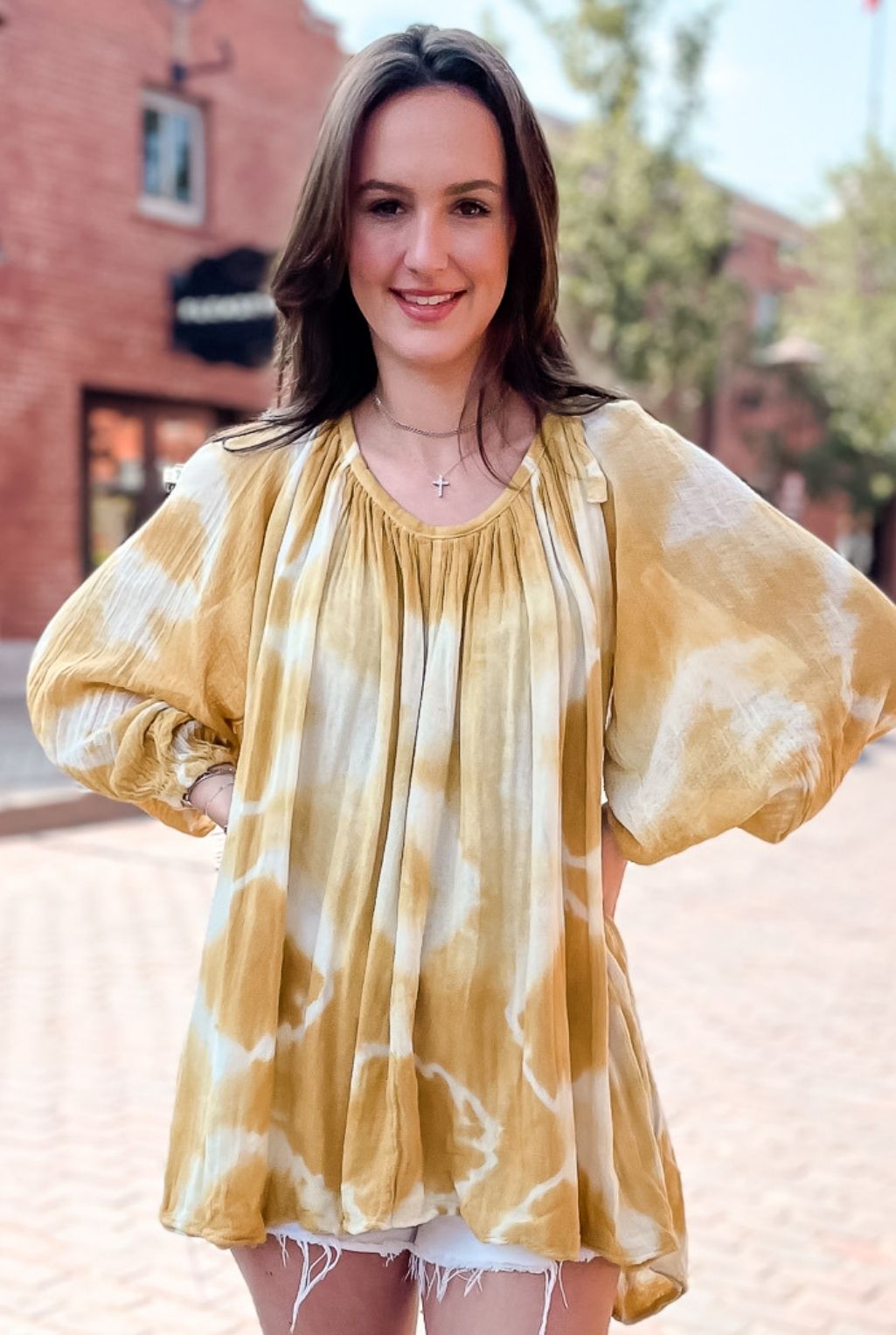 Basilica Tunic Dress - Mustard