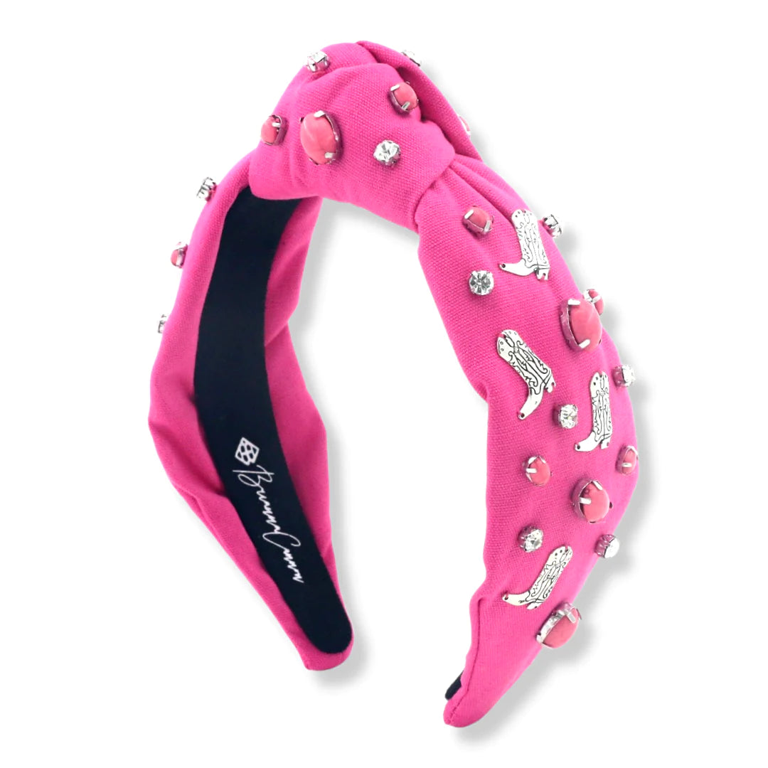 Let's Go Girls Boot Headband - Pink