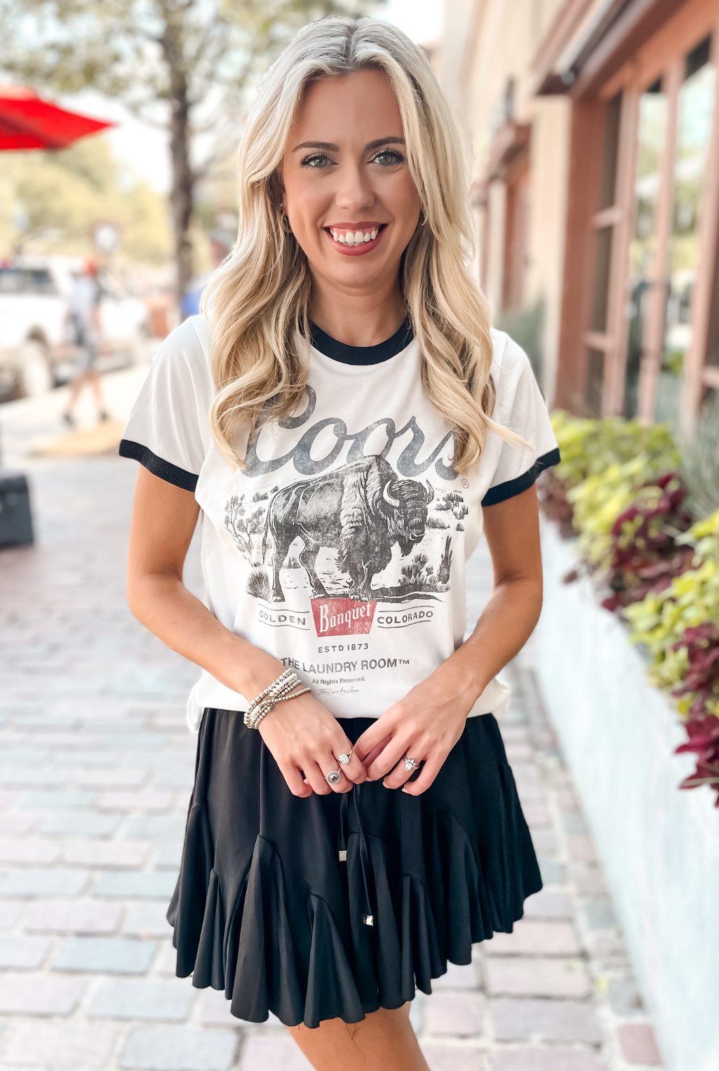 Coors Bison Ringer T-Shirt