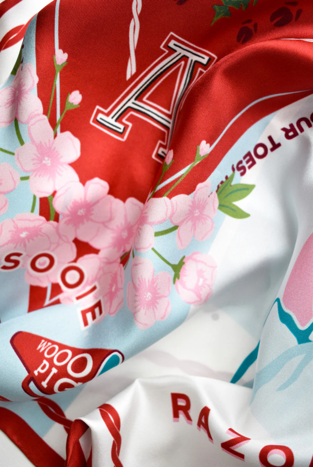 Arkansas Razorbacks Silk Scarf