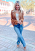 Z Fringe Jacket With Piping - Tucker Brown