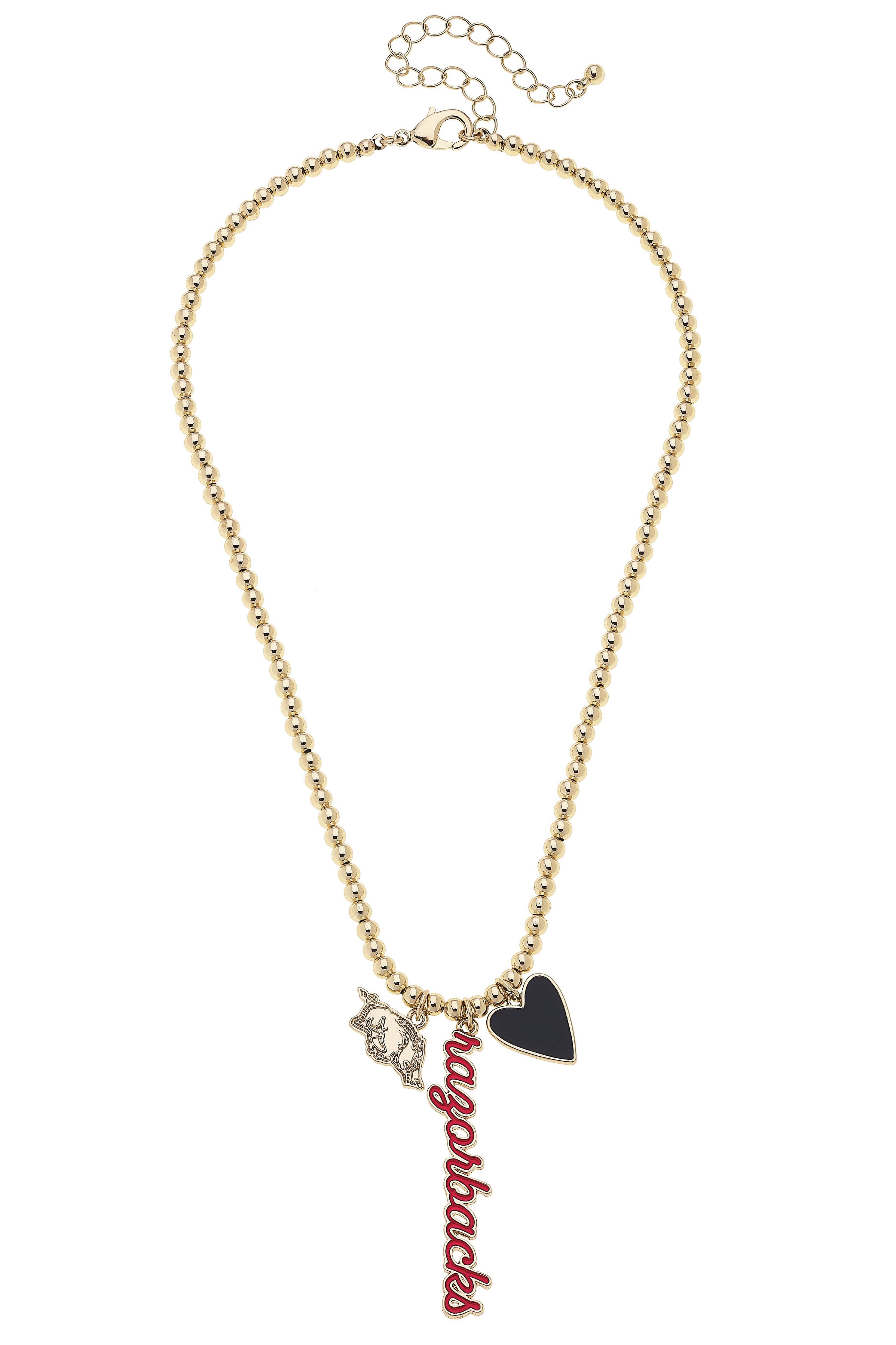Arkansas Razorbacks Charm Necklace