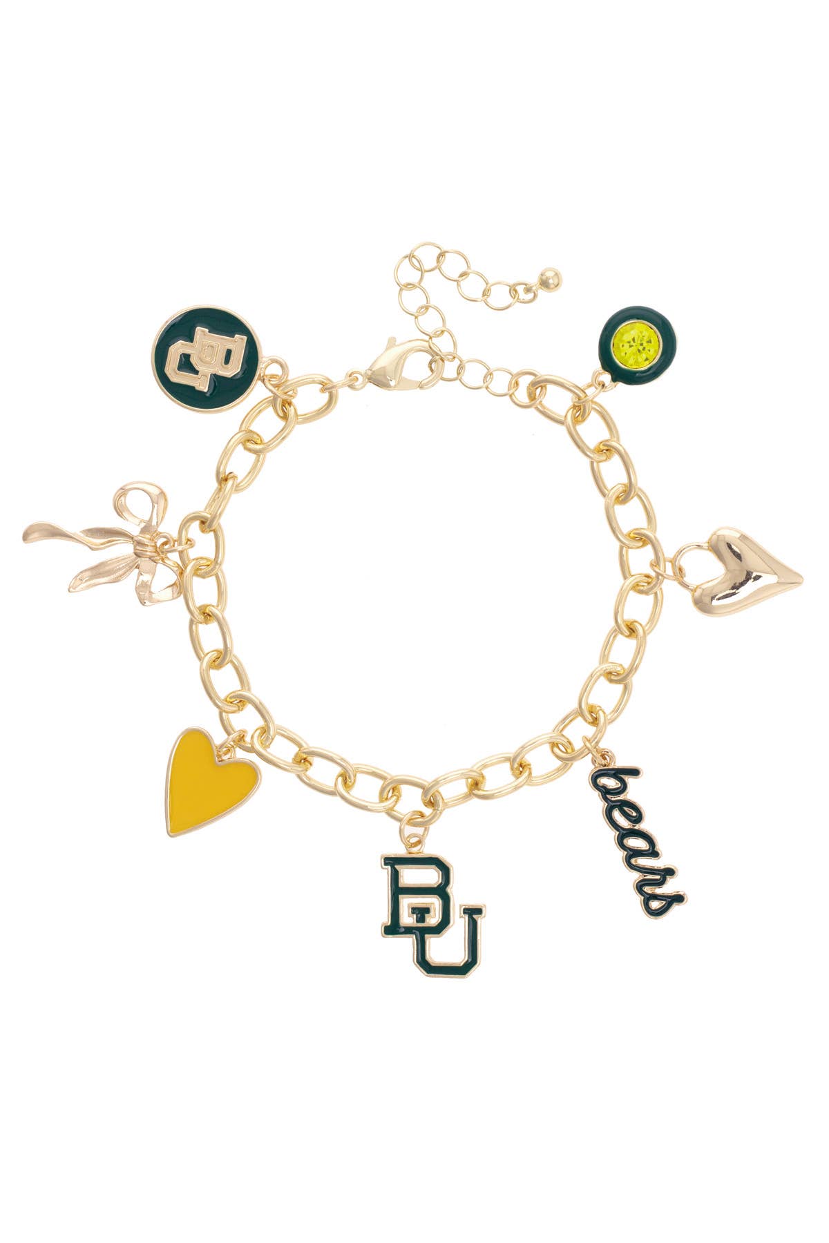 Baylor Bears Charm Bracelet