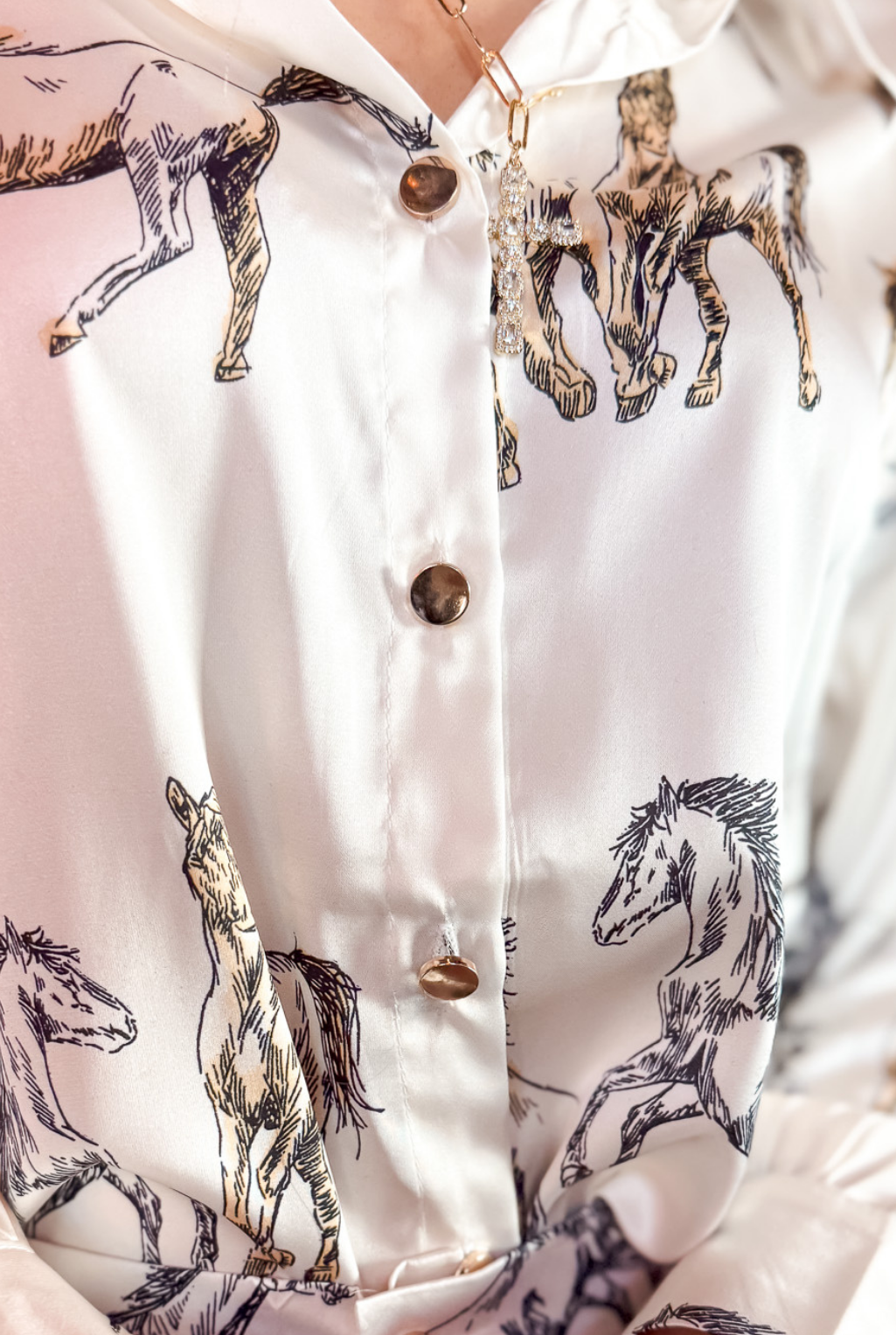 Thundering Horses Set - White