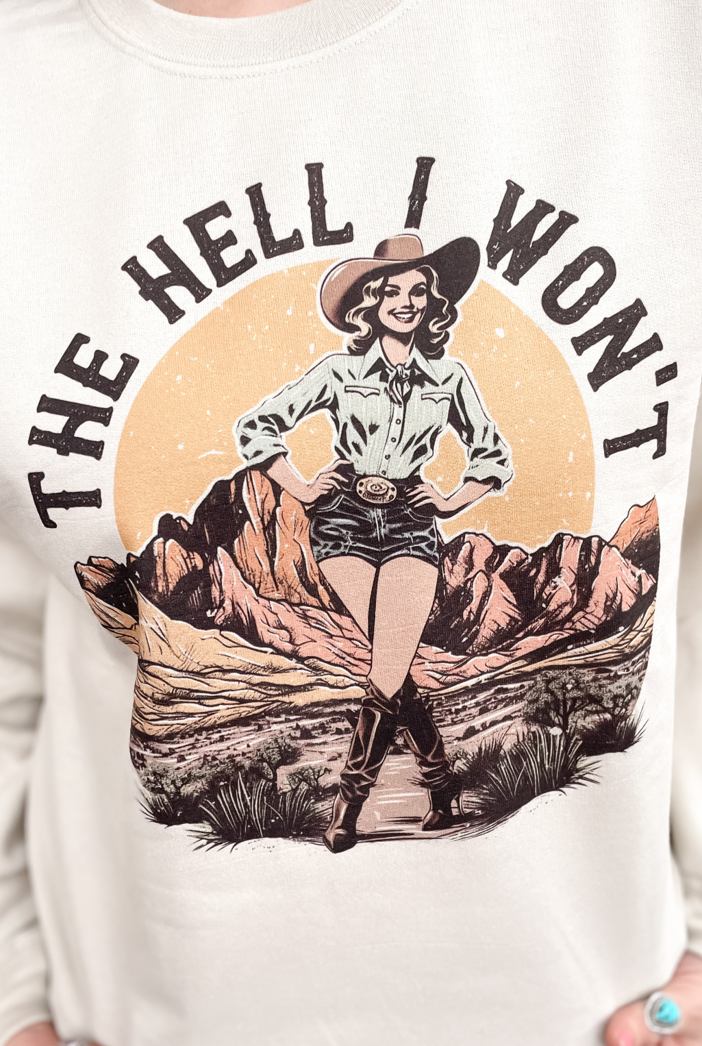 H&S The Hell I Won't Sweatshirt - Tucker Brown