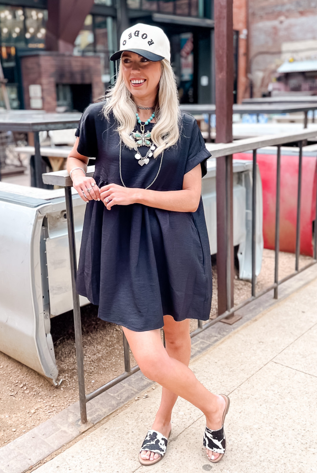 Tami Baby Doll Dress - Black