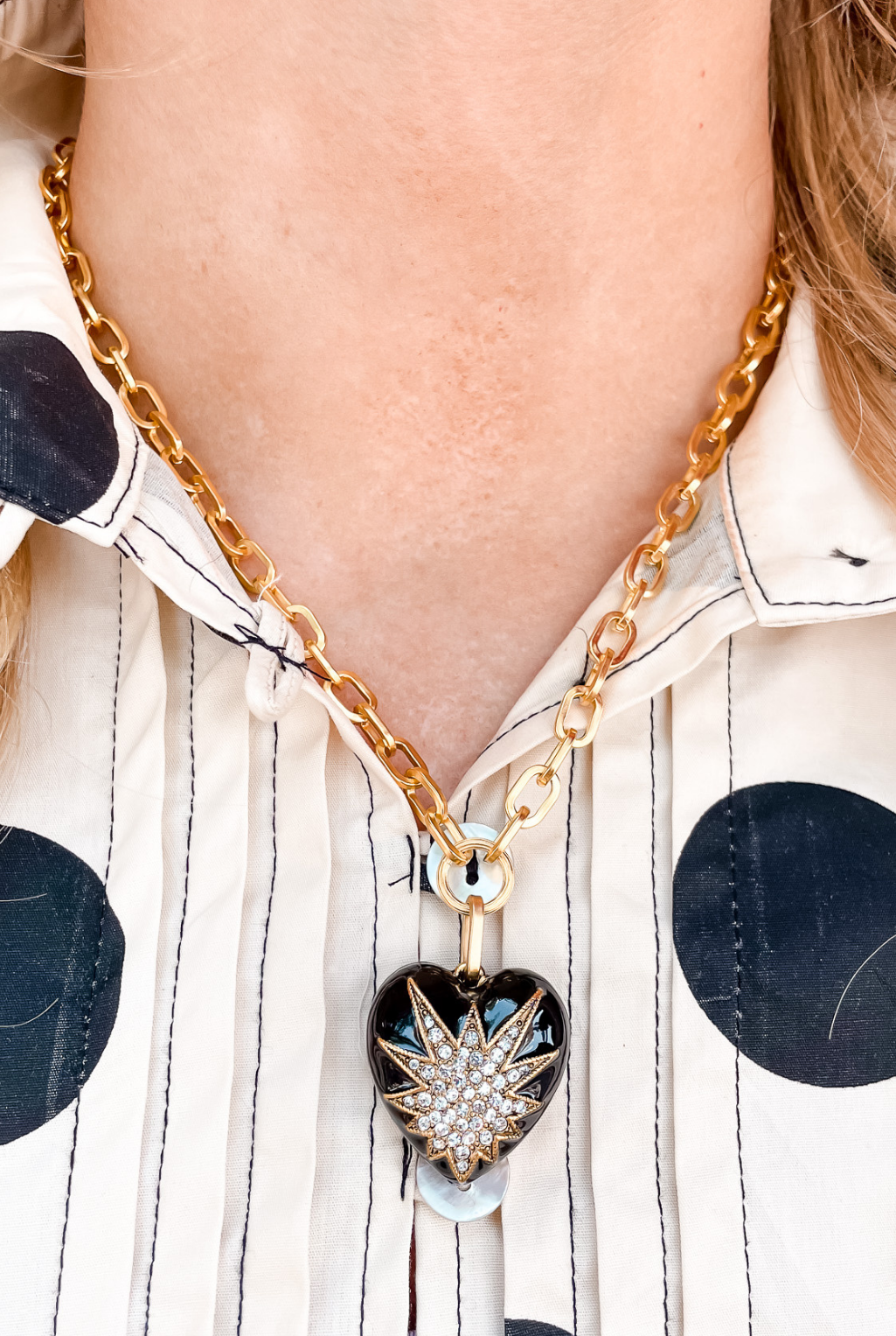 Heart of Tefiti Necklace - Black