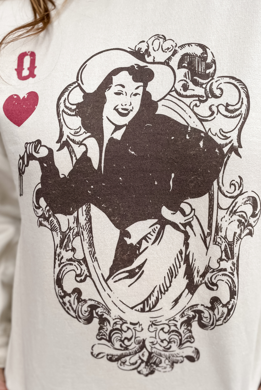 Cowgirl Queen Of Hearts Sweatshirt