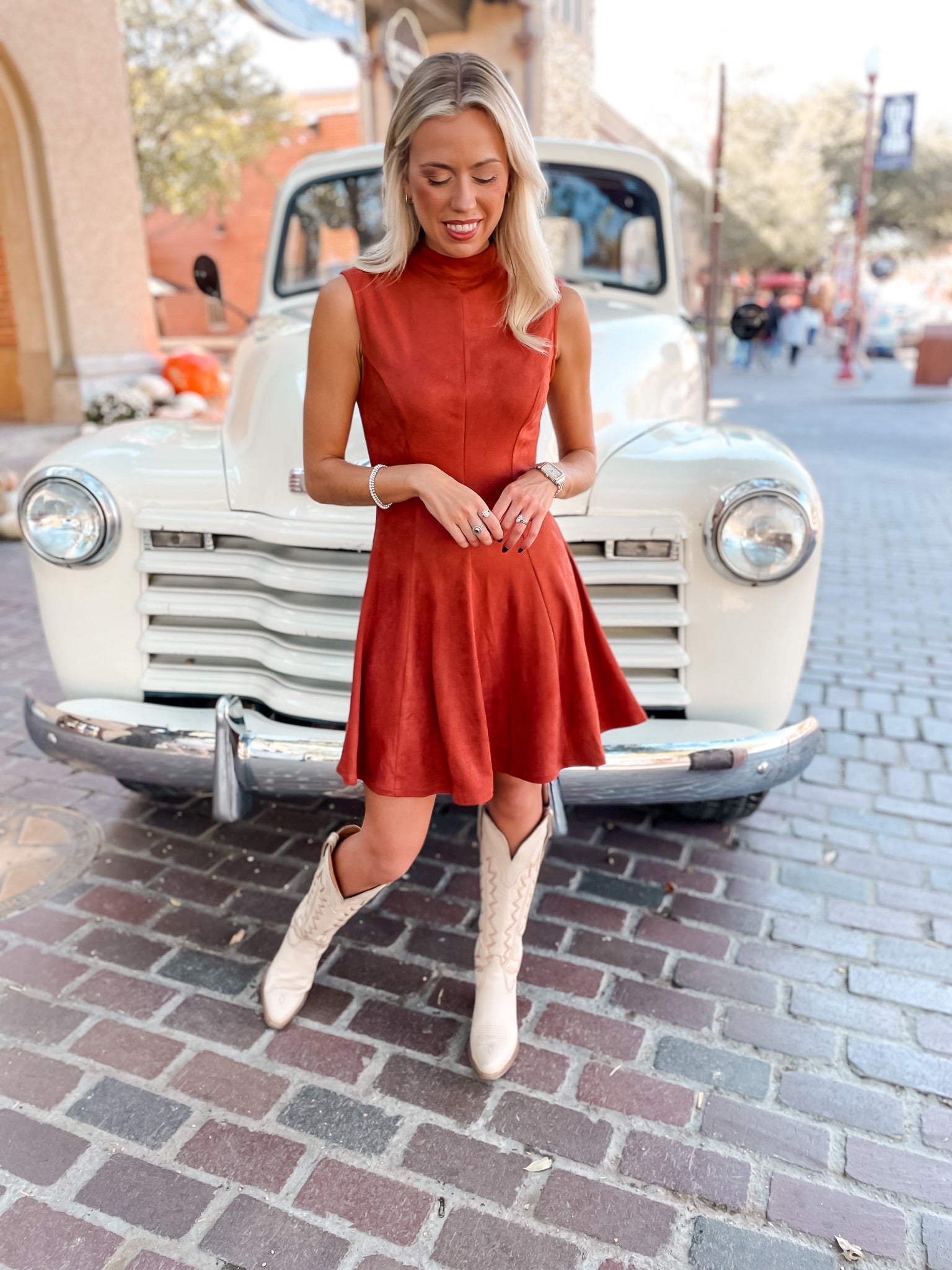 Austin Suede Dress