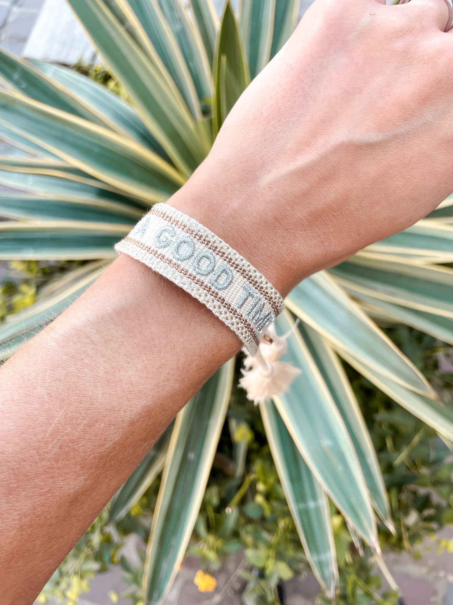 Here For A Good Time Tassel Bracelet