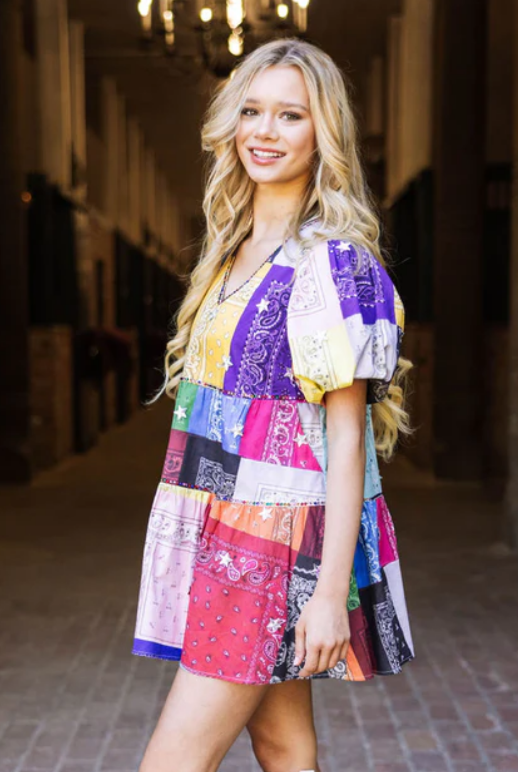 Rainbow Bandana Dress